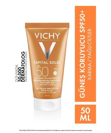 Vichy Anti-Shine Super Mattifying High Protection Face Sun Cream Spf 50 50 ''ml.