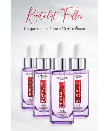 L'Oreal Paris Revitalift Filler Plumping Serum 30 ml x 4 Pcs