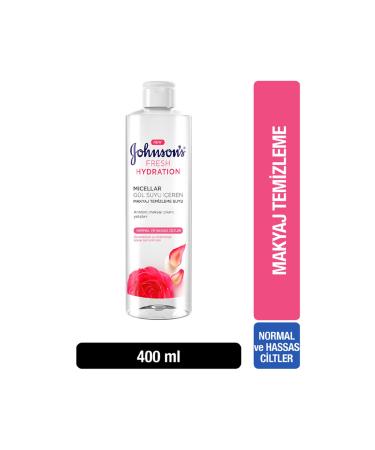 Johnson's Micellar Make-Up Remover Water with Rose Water 400 ml.