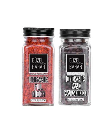 G zel Ada G da Organic Red Pepper 50 Gr + Organic Black Pepper 60 Gr