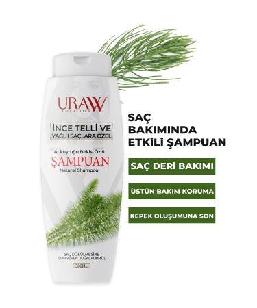 Uraw Horsetail Plant Essence Shampoo - Buy Online on GoSupps.com
