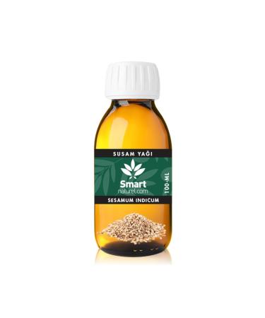 Smart Naturel Sesame Oil (COLD PRESSED) - 100 ml | Sesamum Indicum | Sesame Oil