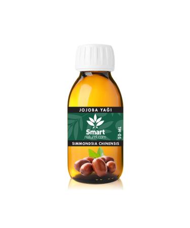Smart Naturel Jojoba Oil (Cold Pressed) - 50 ml | Simmondsia Chinensis | Jojoba Oil
