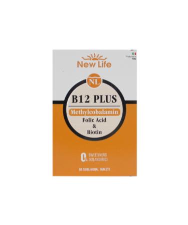New Life B12 Plus 60 Sublingual Tablets - Cherry 7640128140139.