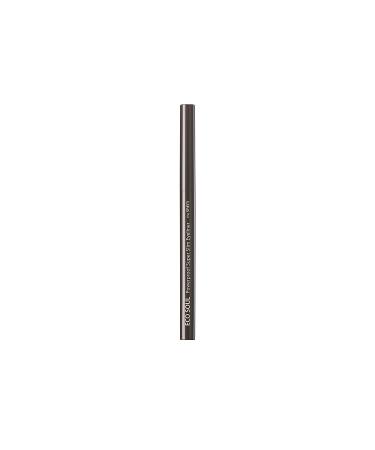 The Saem Long-Lasting Super Slim Eyeliner - Eco Soul Powerproof Super Slim Eyeliner - Ash Black