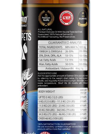 Mutamin Organics Mutamin Organics Norwegian Salmon Fish Oil for Cats and Dogs 400 Ml - Buy Online on GoSupps.com