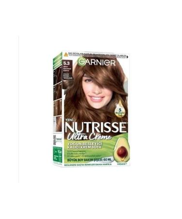 Garnier Nutrisse Ultra Creme Hair Dye 5.3 Golden Caramel Brown