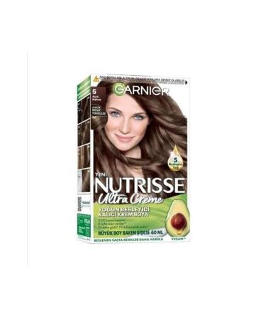 Garnier Nutrisse Ultra Creme Hair Dye 5 Light Brown