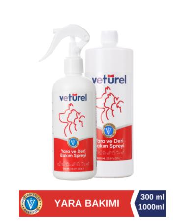 Veturel Cat Dog Wound Care Itching Redness Irritation Infection Reliever Hypochlorous Care Set