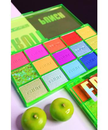 IMAN OF NOBLE 15 Piece Fruit Punch Color Green Packaging Pearlescent and Matte Eyeshadow Palette - Buy Online on GoSupps.com