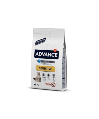 Advance Sensitive Adult Cat Food with Salmon - 3 Kg