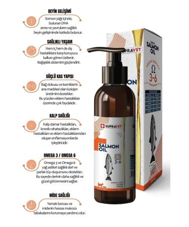 Supravet Salmon Oil Cats And Dogs 200 Ml Natural Cat Dog Norwegian Salmon Oil