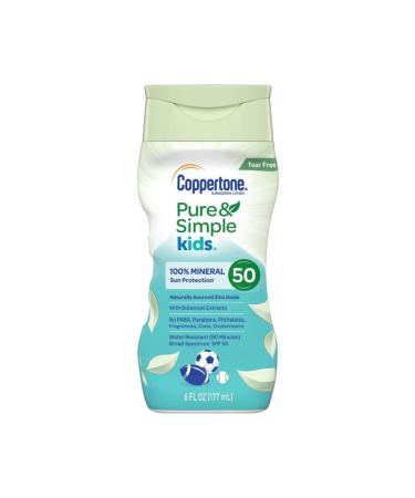 Coppertone Kids Pure & Simple Spf50 Children's Sunscreen Lotion 177 ml