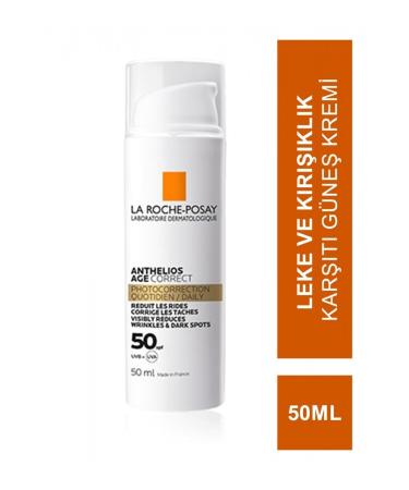 La Roche Posay Anthelios Age Correct SPF 50 Anti-Blemish and Anti-Wrinkle Face Sun Cream 50 ml