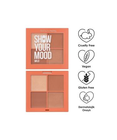 Show by Pastel Show Your Mood Wild - Blush Palette - Buy Online on GoSupps.com