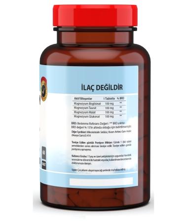 FLX Magnesium Bisglycinate Malate Taurate Gluconate 60 Tablets - Buy Online on GoSupps.com