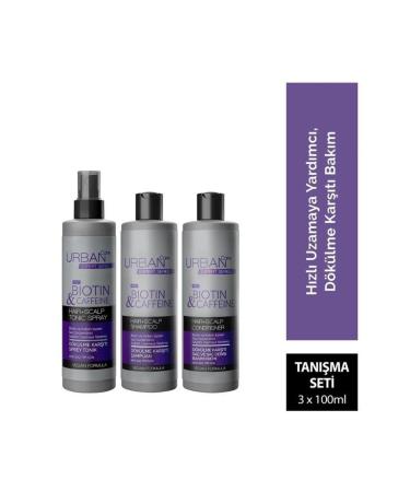 Urban Care Expert Biotin & Caffeine Anti-Hair Loss Travel Kit