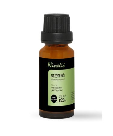 Nivalis Pure Olive Carrier Oil 20 ml / For Skin Care