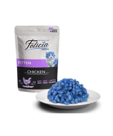 Felicia Grain-Free 85 gr Pouch Kitten Chicken Wet Cat Food 12 Pieces 159079