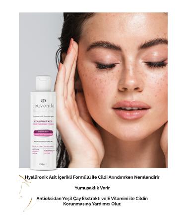 Jeuvenile Hyaluronic Acid Toner - Moisturizing Brightening (Hyaluronic Acid Panthenol Lactic Acid) - Buy Online on GoSupps.com