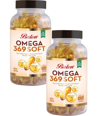 Balen Omega 3-6-9 1380 Mg 100 Capsules X 2 Pieces