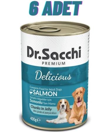 Dr. Sacchi Dr.Sacchi Salmon Canned Dog 6x400 Gr - FarmaPets