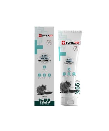Supravet Anti Stress Relax Paste Calming Cat Paste 100 gr (Sugar Free) (U Extra Malt) - Buy Online on GoSupps.com