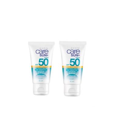 Avon Oil-Free Protective Sun Cream for Face Spf 50 2 Pieces 50 Ml