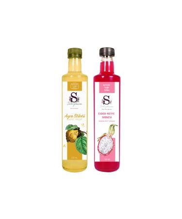 S heylaana Natural Quince Vinegar 500 Ml - Natural Dragon Fruit Vinegar 500 Ml