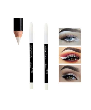 Lesvip's 2 pcs Waterproof Classic White Eyeliner