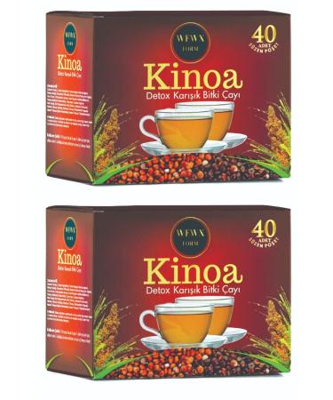 WFWX FORM QUINOA DETOXS HERBAL TEA 40 BAGS 2 PACKS
