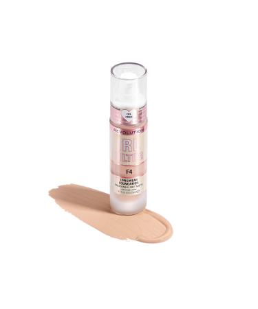 MAKEUP REVOLUTION Revolution Foundation IRL Filter Longwear Foundation F4 - Buy Online on GoSupps.com