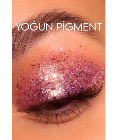 MUJGAN 12-Piece Glitter Palette Lemonade Pink - Buy Online on GoSupps.com