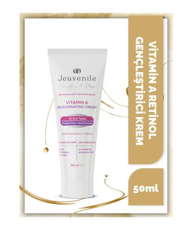 Jeuvenile Vitamin A Cream - Anti-Wrinkle Rejuvenating (Retinol Shea Butter Panthenol)