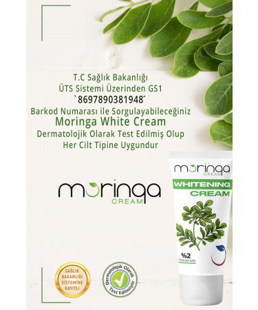 Moringa White Cream Skin Whitening Cream - Formulated By Korea - Buy Online on GoSupps.com