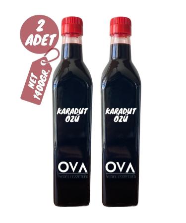 Black Mulberry Extract Traditional Glass Bottle 2x700 G - From the Aegean Region