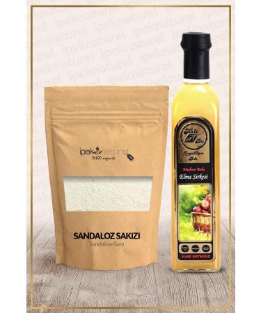 pek Natural Powder Sandalwood Gum and Apple Cider Vinegar Set