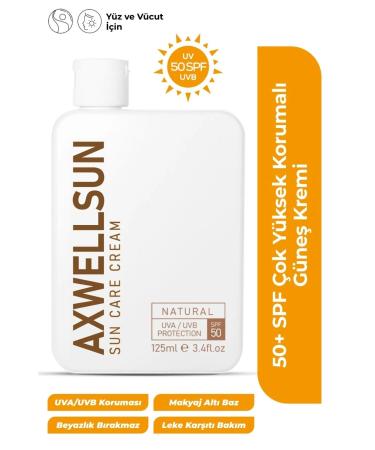 AXWELL 3-Pack Opportunity Pack 50 SPF+ Anti-Blemish Moisturizing Makeup Base High Protection Sun Cream 125ml - Buy Online on GoSupps.com