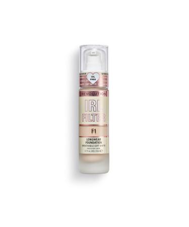 MAKEUP REVOLUTION Revolution Foundation IRL Filter Longwear Foundation F1