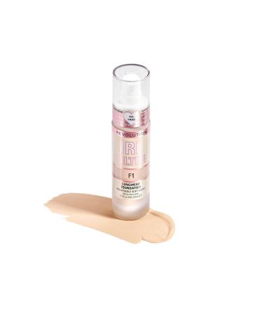 MAKEUP REVOLUTION Revolution Foundation IRL Filter Longwear Foundation F1 - Buy Online on GoSupps.com
