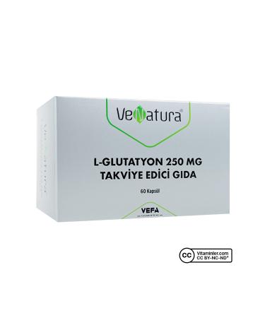Venatura L-Glutathione 250 Mg 60 Capsules - UNFLAVORED