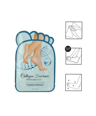N YENABEAUTY Collagen Essence Foot Care Mask Sock Type 1 Pair