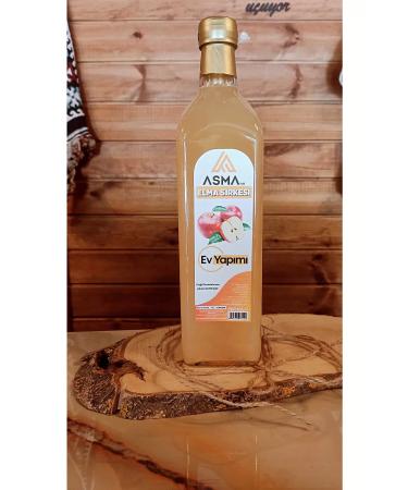 asma Natural Homemade Apple Cider Vinegar Additive-Free Natural Fermentation 750 ml Mother Vinegar - Buy Online on GoSupps.com