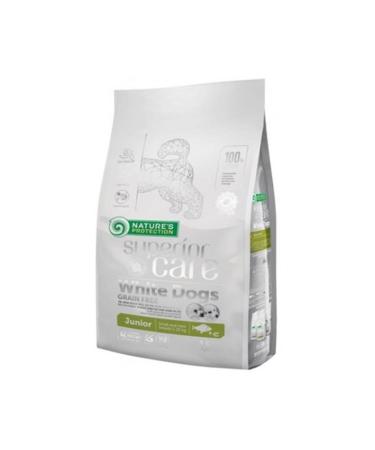 Nature's Protection NP Superior Care White Dogs Grain-Free Trout Small & Mini Junior Dog Food 1.5 kg - FarmaPets