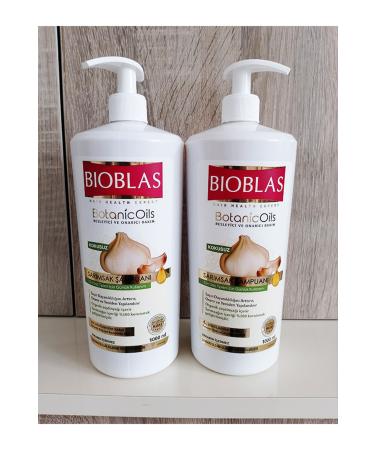 Bioblas Garlic Shampoo 1000 Ml 2 Pieces - Buy Online on GoSupps.com