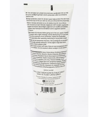 Invierno Barcelona LLC. +50 Spf Body Sunscreen Cream +50 Spf Sunscreen Body Lotion - Buy Online on GoSupps.com