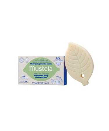 Mustela Shampoo Body Cleansing Bar 75 g