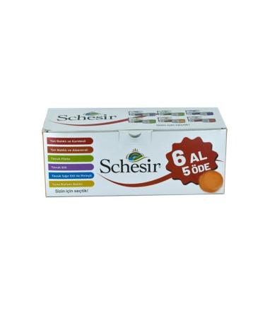 Schesir Special Mixed Flavor Cat Canned Food Package 6x85 Gr
