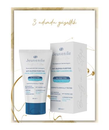 Jeuvenile Glycolic Acid Facial Cleansing Gel - Anti-Stain (Glycolic Acid Panthenol Lactic Acid) - Buy Online on GoSupps.com