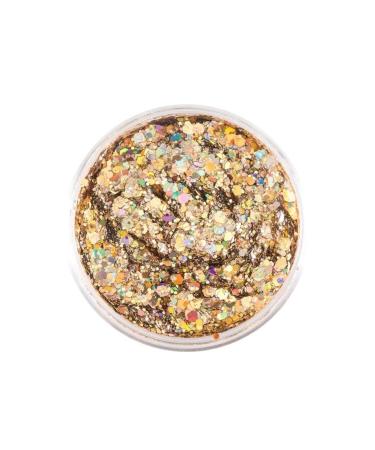 MT Golden Yellow Gold Face Glitter - Yellow Face and Body Glitter Shimmer Golden Yellow Glitter Eyeshadow
